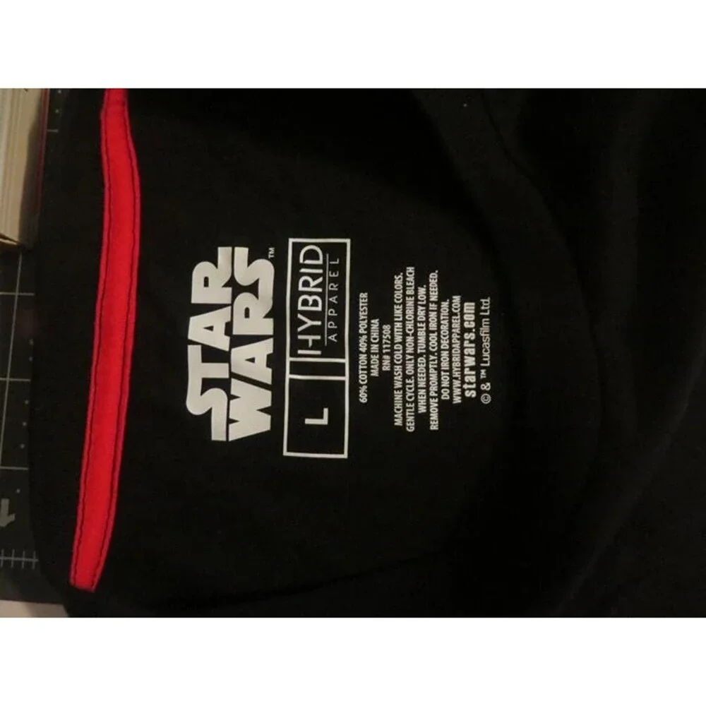 Star Wars Best Dad In The Galaxy Short Sleeve T-Shirt  - Black L - Picture 4 of 4